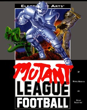 Mutant League Football cover art for Genesis