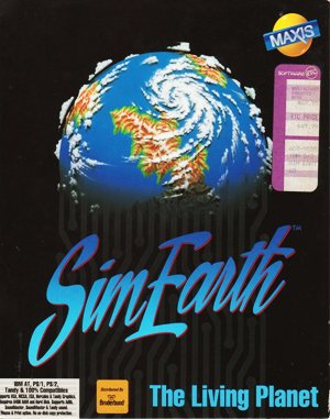 SimEarth: The Living Planet cover art for DOS