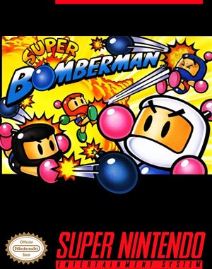 Super Bomberman cover art for Super Famicom