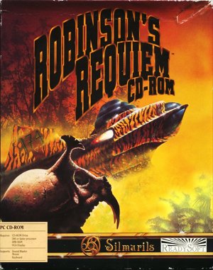 Robinson’s Requiem cover art for DOS