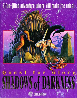 Quest for Glory IV: Shadows of Darkness cover art for DOS
