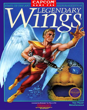 Legendary Wings cover art for Famicom