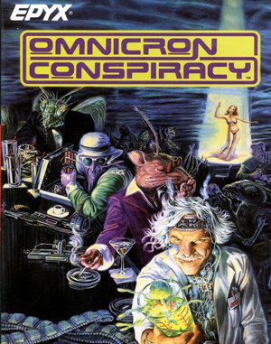 Omnicron Conspiracy cover art for DOS