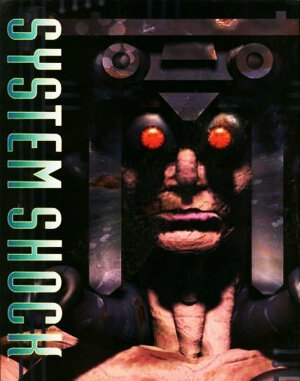 System Shock cover art for DOS