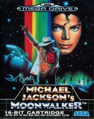 Michael Jackson’s Moonwalker cover art for Genesis