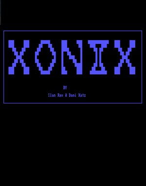 Xonix cover art for DOS