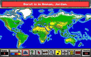 Bush Buck: Global Treasure Hunter cover art for DOS