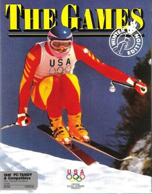 The Games: Winter Edition cover art for DOS