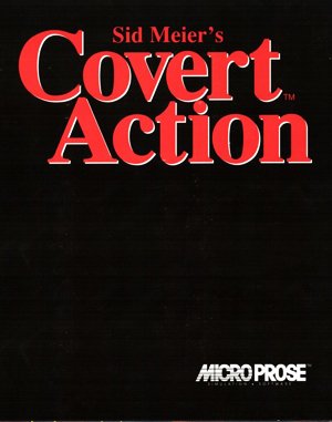 Sid Meier’s Covert Action cover art for DOS