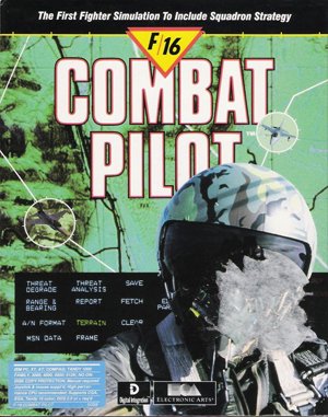 F-16 Combat Pilot cover art for DOS