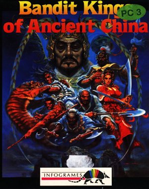 Bandit Kings of Ancient China cover art for DOS