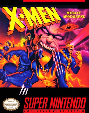 X-Men: Mutant Apocalypse cover art for Super Famicom