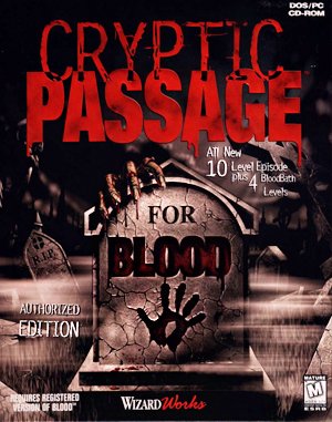 Cryptic Passage for Blood cover art for DOS
