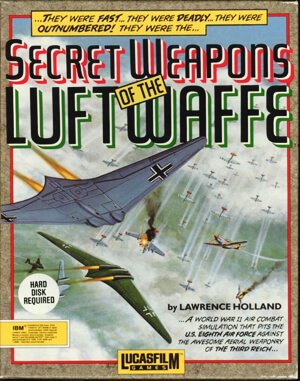 Secret Weapons of the Luftwaffe cover art for DOS