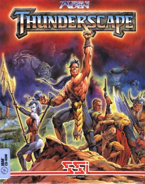 World of Aden: Thunderscape cover art for DOS