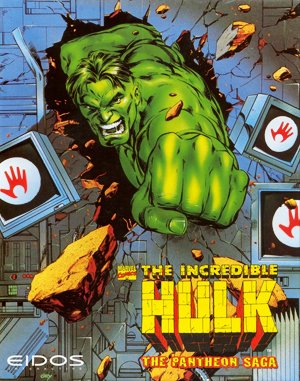 Incredible Hulk cover art for DOS