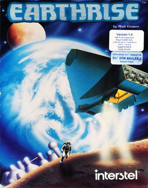 Earthrise cover art for DOS