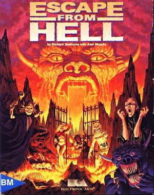 Escape from Hell cover art for DOS