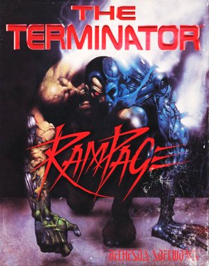 The Terminator: Rampage cover art for DOS