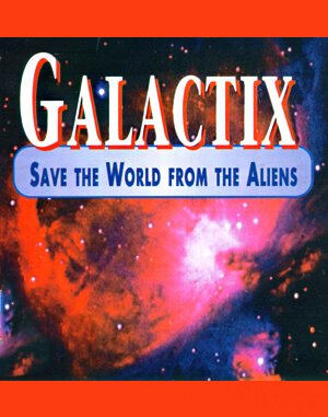 Galactix cover art for DOS