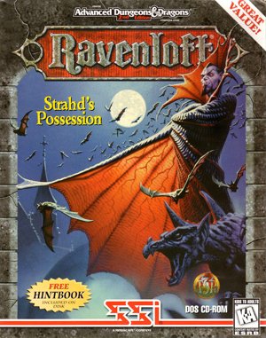 Ravenloft: Strahd’s Possession cover art for DOS