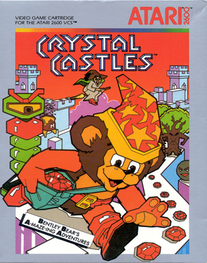 Crystal Castles cover art for Atari 2600