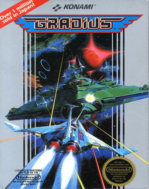 Gradius cover art for Famicom