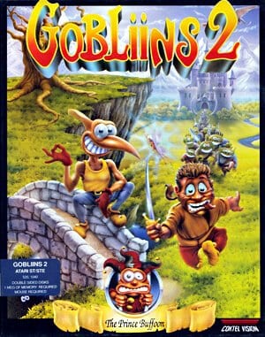 Gobliins 2: The Prince Buffoon cover art for DOS