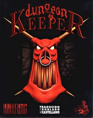 Dungeon Keeper cover art for DOS