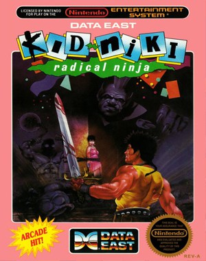 Kid Niki: Radical Ninja cover art for Famicom