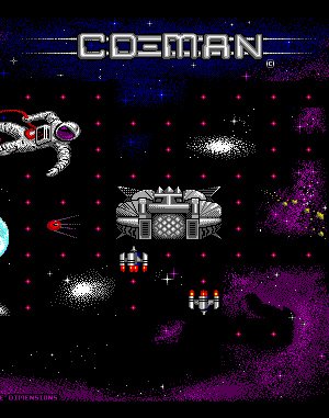 CD-Man Version 2.0 cover art for DOS