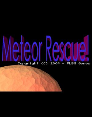 Meteor Rescue cover art for DOS