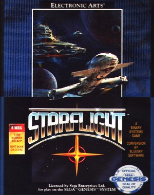 Starflight cover art for Genesis