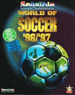 Sensible World of Soccer ’96/’97 cover art for DOS