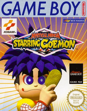 Mystical Ninja Starring Goemon cover art for Game Boy