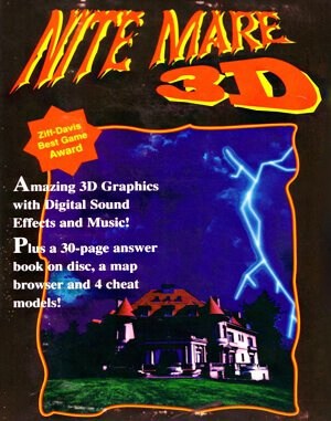 Nitemare 3D cover art for DOS