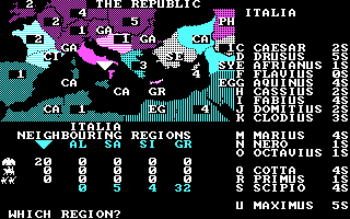 Annals of Rome cover art for DOS