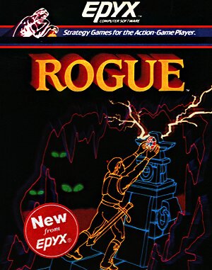 Rogue cover art for DOS