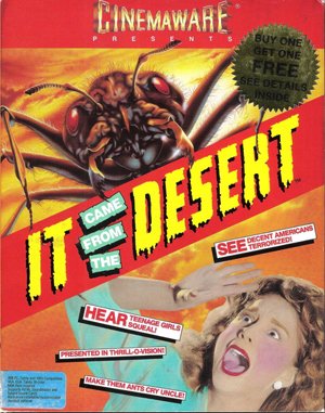 It Came from The Desert cover art for DOS