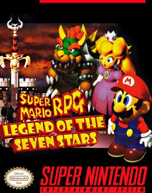 Super Mario RPG: Legend of the Seven Stars cover art for Super Famicom