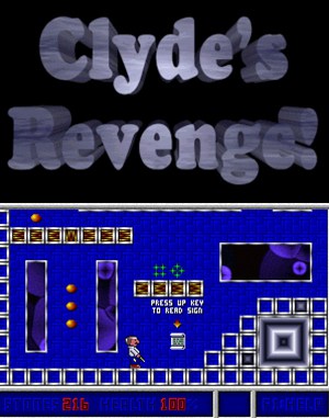Clyde’s Revenge cover art for DOS