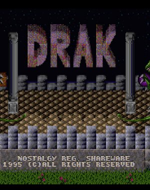 Drak cover art for DOS