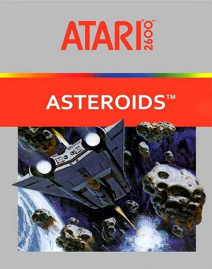 Asteroids cover art for Atari 2600