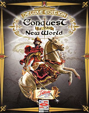 Conquest of the New World: Deluxe Edition cover art for DOS