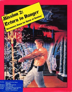 Mission 2 Return to Danger – Accessory Game for Spear of Destiny cover art for DOS