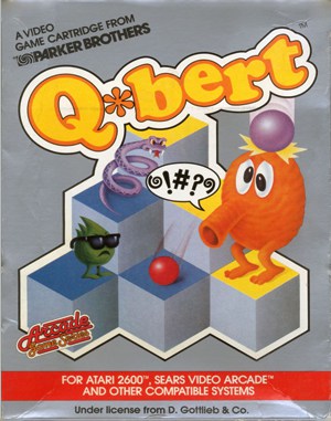 Q*bert cover art for Atari 2600
