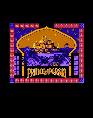 4D Prince of Persia cover art for DOS