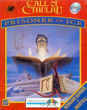 Call of Cthulhu: Prisoner of Ice cover art for DOS