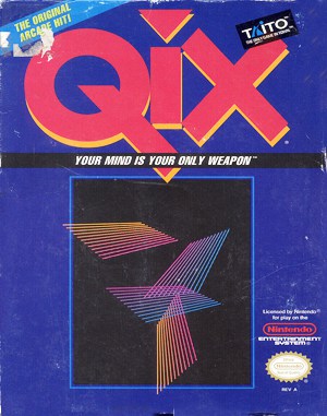 QIX cover art for Famicom