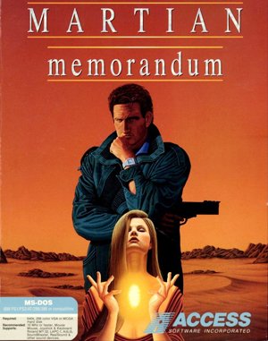 Martian Memorandum cover art for DOS